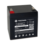 BATTERIA ERMETICA AL PIOMBO PER UPS 12V 5A QUADRATA ATTACCHI FASTON | VELAMP 23736