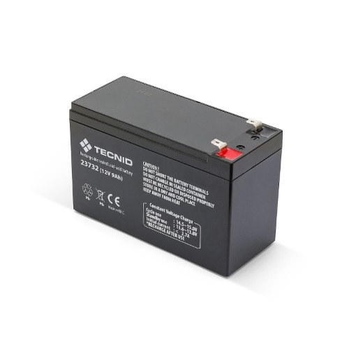 BATTERIA ERMETICA AL PIOMBO PER UPS 12V 9A ATTACCHI FASTON | VELAMP 23732