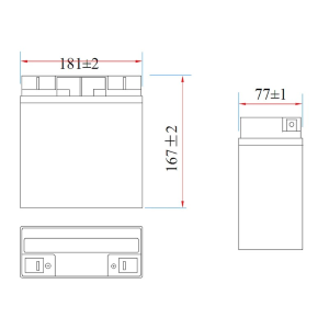 BATTERIA ERMETICA AL PIOMBO PER UPS 12V 18A ATTACCHI FASTON | VELAMP 23735