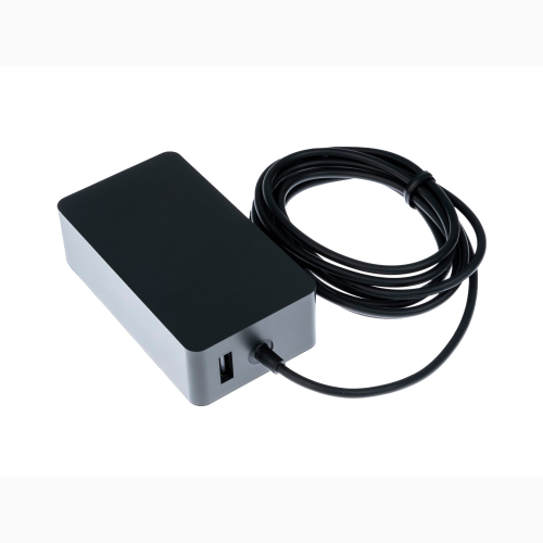 ALIMENTATORE COMPATIBILE PER NOTEBOOK TABLET MICROSOFT SURFACE PRO, GO, LAPTOP, BOOK, 65W 15V 4A CON PORTA USB GREEN CELL AD135P