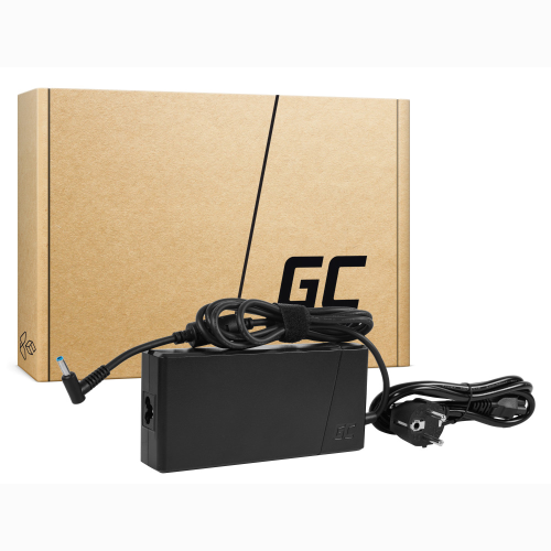 ALIMENTATORE COMPATIBILE PER NOTEBOOK HP OMEN ZBOOK 200W 19,5V 10.3A GREEN CELL AD142P MISURE CONNETTORE : TONDO CON PERNO (4,5-3,0 MM)