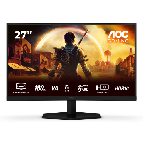 MONITOR CURVO GAMING LED FULL HD AOC 27" HDMI 1MS