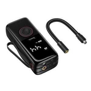 COMPRESSORE PER AUTO WIRELESS CON BATTERIA 4000MAH HOCO ZP18 NERO