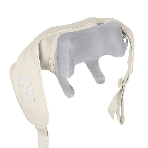 MASSAGGIATORE ELETTRICO PER SPALLE E COLLO CON RISCALDAMENTO HOCO HP52 BEIGE