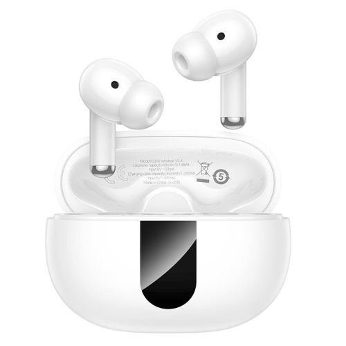 AURICOLARI CUFFIE CON MICROFONO BLUETOOTH TWS + ENC HOCO EQ26 BIANCHE