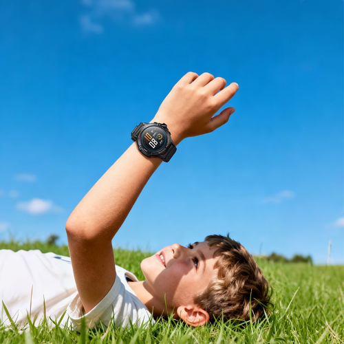 SMARTWATCH OROLOGIO HOCO 1.28" 4G GPS SMARTWATCH PER BAMBINI CON FUNZIONE CHIAMATA Y107 NERO