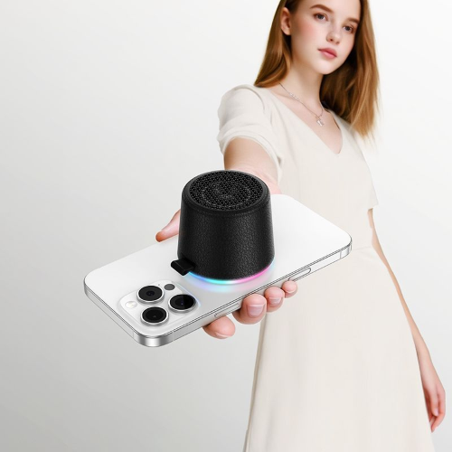 ALTOPARLANTE BLUETOOTH 8W 4H HOCO CON BLOCCO MAGNETICO INTEGRATO E LED HC49 NERO