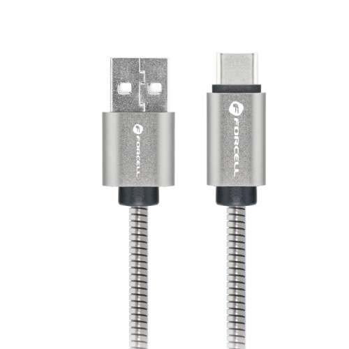 CAVO DATI DA USB A TYPE-C 2 METRI QC4.0 3A 66W IN METALLO | FORCELL F-ENERGY C234