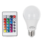 LAMPADINA A GOCCIA RGB 10W E27 A60 MULTICOLORE CON TELECOMANDO