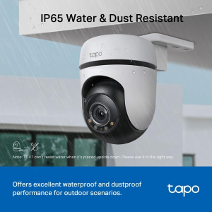 TELECAMERA PAN/TILT OUTDOOR WIFI 360° 2K SUPPORTO MICROSD FINO A 512GB APP TAPO MOTORIZZATA | TP-LINK TC41