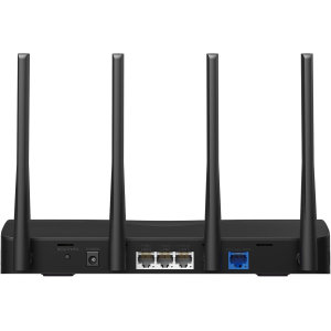 ROUTER MERCUSYS MR27BE WIFI 7 DUAL-BAND BE3600MBPS, PORTE 2.5GBPS, 4 ANTENNE AD ALTO GUADAGNO, CANALI 160MHZ, MLO, COMPATIBILE CON EASYMESH, WPA3, VPN, CONTROLLO DA APP, NON SUPPORTA XDSL