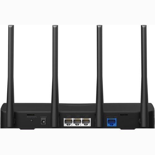 ROUTER MERCUSYS MR27BE WIFI 7 DUAL-BAND BE3600MBPS, PORTE 2.5GBPS, 4 ANTENNE AD ALTO GUADAGNO, CANALI 160MHZ, MLO, COMPATIBILE CON EASYMESH, WPA3, VPN, CONTROLLO DA APP, NON SUPPORTA XDSL