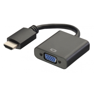 ADATTATORE CONVERTITORE DA HDMI A VGA CON USCITA AUDIO JACK 3,5MM EWENT EW9864
