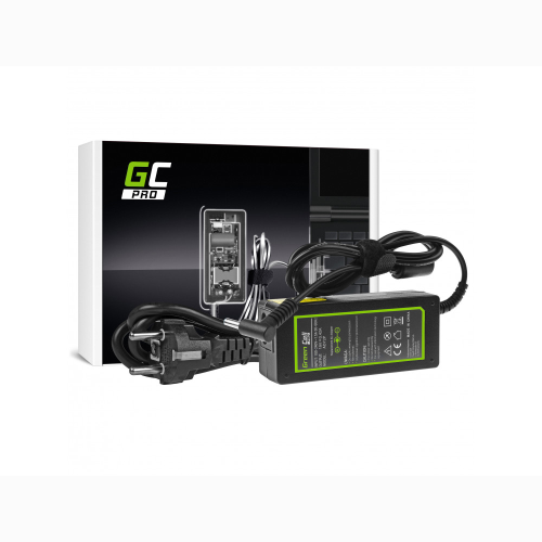 ALIMENTATORE COMPATIBILE PER NOTEBOOK ASUS 65W 19V 3.42A GREEN CELL AD72P ROTONDO CON SPILLO 4,5-3,0 MM
