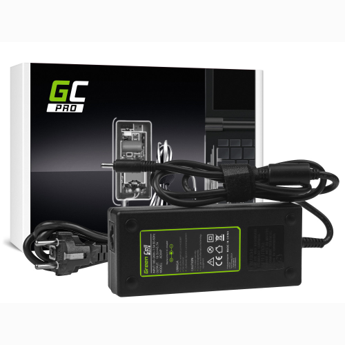 ALIMENTATORE COMPATIBILE PER NOTEBOOK DELL 130W 19,5V 6.7A ROTONDO CON SPILLO 4,5-3,0 MM GREEN CELL AD84P