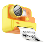 FOTOCAMERA PER BAMBINI CON STAMPANTE TERMICA E FUNZIONE SELFIE | HOCO DV200 GIALLO/ARANCIO