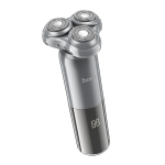 RASOIO HOCO CON TRIPLA LAMA GRIGIO METALLIZZATO HOCO HP35