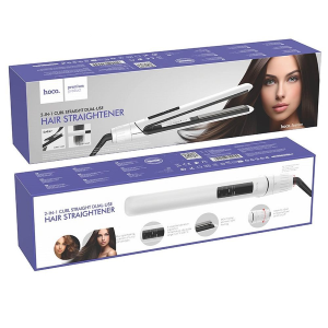 PIASTRA PROFESSIONALE PER CAPELLI HOCO DAR47 BIANCA 130-230°C 55W