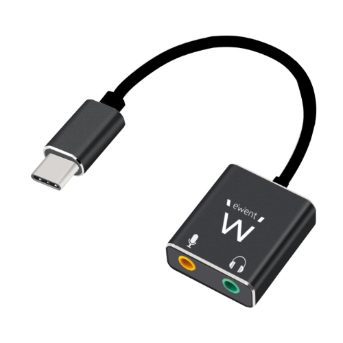 CAVO ADATTATORE AUDIO DA USB TYPE-C A 2X JACK DA 3,5 MM EWENT EC1645