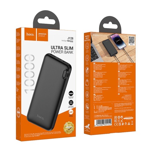 POWER BANK 10000MAH 2A HOCO J128 NERO
