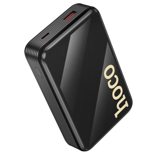 POWERBANK HOCO 20000 MAH QC PD 22,5W CON CAVI INTEGRATI TYPE-C + LIGHTNING Q37A NERO