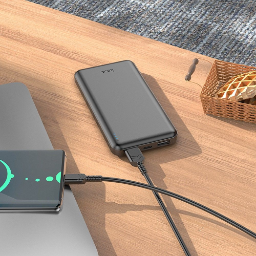 POWER BANK 10000MAH PD QC 2,1A HOCO J100 NERO