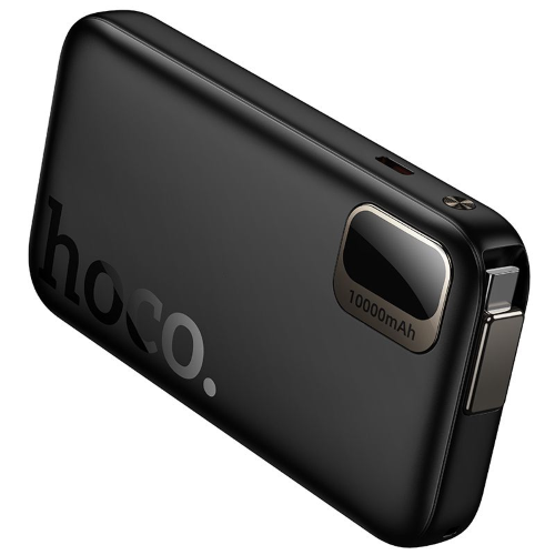 POWERBANK HOCO 10000 MAH QC PD 20W CON CAVO RETRATTILE TYPE-C Q51 NERO