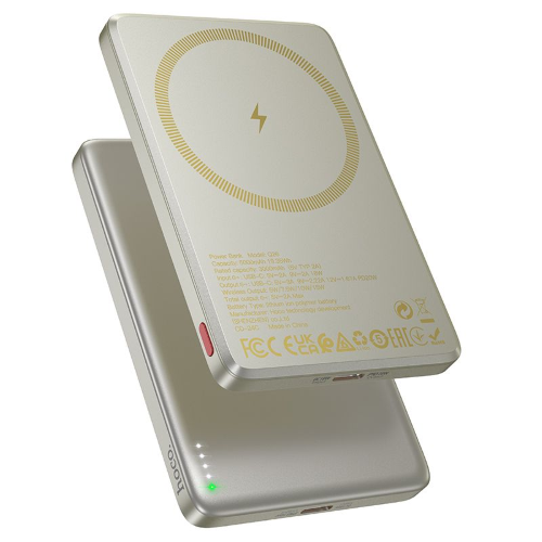POWERBANK COMPATIBILE CON MAGSAFE HOCO 5000 MAH QC PD 2A 20W Q26 ARANCIONE