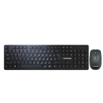 KIT TASTIERA MULTIMEDIALE + MOUSE WIRELESS TECNONEW TN-WS750 NERA | ITALIANA