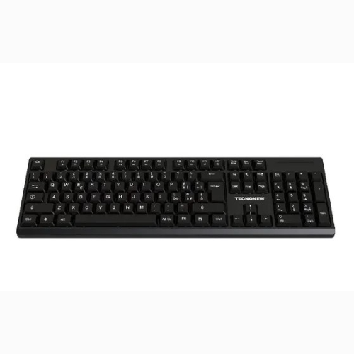TASTIERA MULTIMEDIALE USB PER PC DESKTOP TECNONEW TN-K29 NERA 