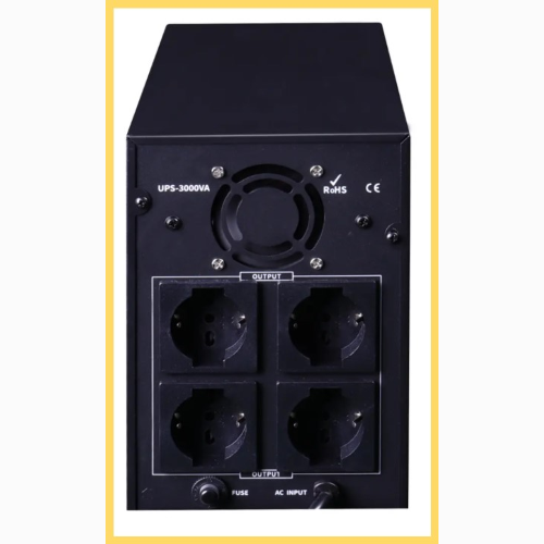 GRUPPO DI CONTINUITA' UPS TECNONEW TN-LCD-3000VA 3000VA 1500W CON 4 USCITE BIVALENTI FUNZIONE AC RESTART CON DISPLAY LCD
