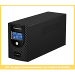 GRUPPO DI CONTINUITA' UPS TECNONEW TN-LCD-800VA 800VA 320W CON 2 USCITE BIVALENTI FUNZIONE AC RESTART CON DISPLAY LCD