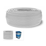 MATASSA BOBINA CAVO LAN ETHERNET 100 METRI CAT.6 FTP CCA BIANCO - ALLUMINIO RIVESTITO DI RAME | TECNONEW TN-CABLE-FTP-CAT6-100M