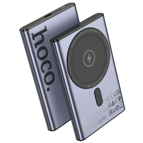 POWERBANK COMPATIBILE CON MAGSAFE HOCO 5000 MAH QC PD 2A 20W Q32 METAL GREY