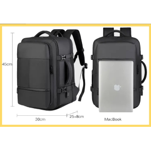 BORSA ZAINO DA VIAGGIO ESPANDIBILE MULTIUSO 45X30X20 TECNONEW TN-ZN-01
