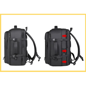 BORSA ZAINO DA VIAGGIO ESPANDIBILE MULTIUSO 45X30X20 TECNONEW TN-ZN-01