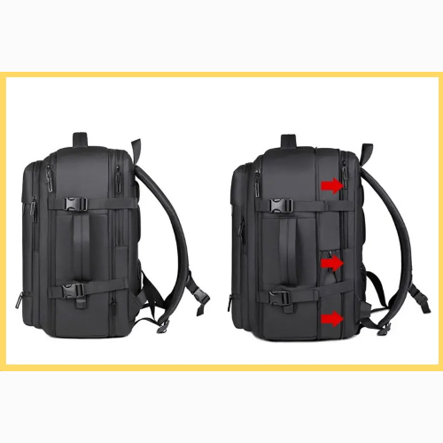 BORSA ZAINO DA VIAGGIO ESPANDIBILE MULTIUSO 45X30X20 TECNONEW TN-ZN-01