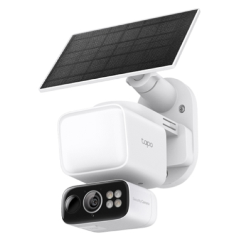 KIT TELECAMERA WIRELESS CON ALIMENTAZIONE A BATTERIA E PANNELLO SOLARE 2K 3MP + FARETTO 800LM E AI TRACKING 360° CON ALLOGGIO MICROSD FINO A 512GB APP TAPO | TP-LINK TC50 KIT