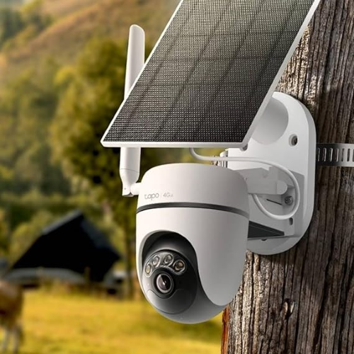 KIT TELECAMERA PAN/TILT OUTDOOR 4G CON PANNELLO SOLARE 2K 3MP SUPPORTO MICROSD FINO A 512GB APP TAPO MOTORIZZATA | TP-LINK TAPO C615G KIT