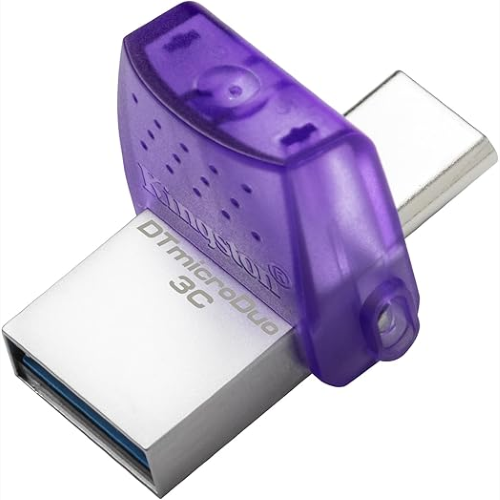 MEMORIA PENDRIVE KINGSTON 256GB DTDUO3CG3/256GB USB GEN 3 TYPE-C E TYPE-A 