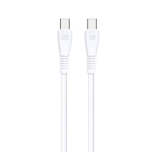 CAVO DATI TYPE-C A TYPE-C 1 METRO 60W QC4.0 BIANCO | BLUE STAR PJ-DQ1-C
