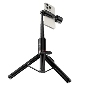 SUPPORTO ASTA PER SELFIE CON TREPPIEDE CON TELECOMANDO E LUCE LED HOCO K34 NERA