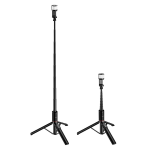 SUPPORTO ASTA PER SELFIE CON TREPPIEDE CON TELECOMANDO E LUCE LED HOCO K34 NERA