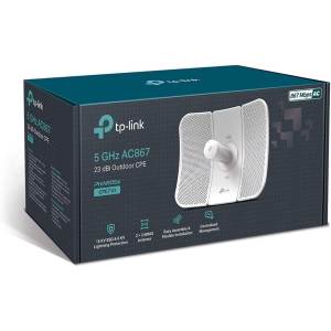 ACCESS POINT ANTENNA OUTDOOR DIREZIONALE TP-LINK CPE710 5GHz AC 867MBPS 23DBI POE DISTANZA FINO A 30KM