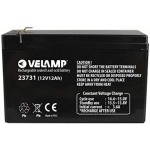BATTERIA ERMETICA AL PIOMBO PER UPS 12V 12A ATTACCHI FASTON F2 | VELAMP 23731