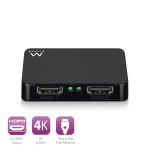 SWITCH HUB HDMI 1 INGRESSO E 2 USCITE 4K 30HZ EWENT EW3720