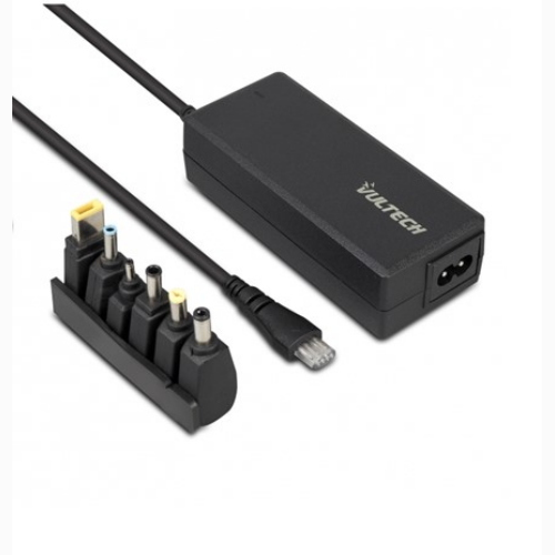 ALIMENTATORE UNIVERSALE PER NOTEBOOK VULTECH AU-70W AUTOSETTANTE 6 TIPS