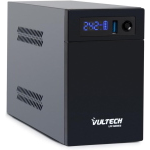 UPS 1000VA GRUPPO DI CONTINUITÀ VULTECH UPS1000VA-LFP LINE INTERACTIVE CON SCHERMO LED - BATTERIA LITIO FERRO FOSFATO LIFEPO4