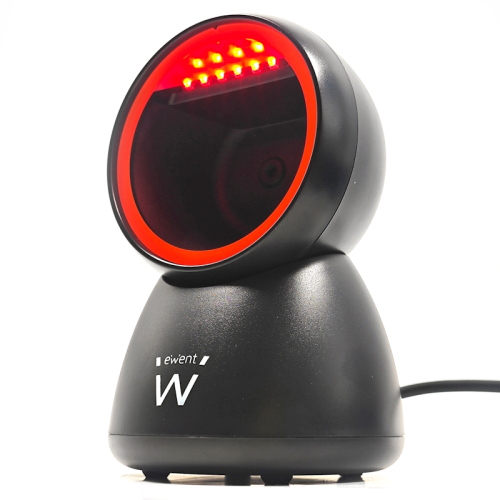 LETTORE LASER SCANNER PER CODICI A BARRE QR 1D 2D A MANI LIBERE DA TAVOLO EWENT EW3450
