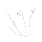CUFFIE AURICOLARI CON MICROFONO 1,2 METRI TYPE-C BIANCHE HOCO M93